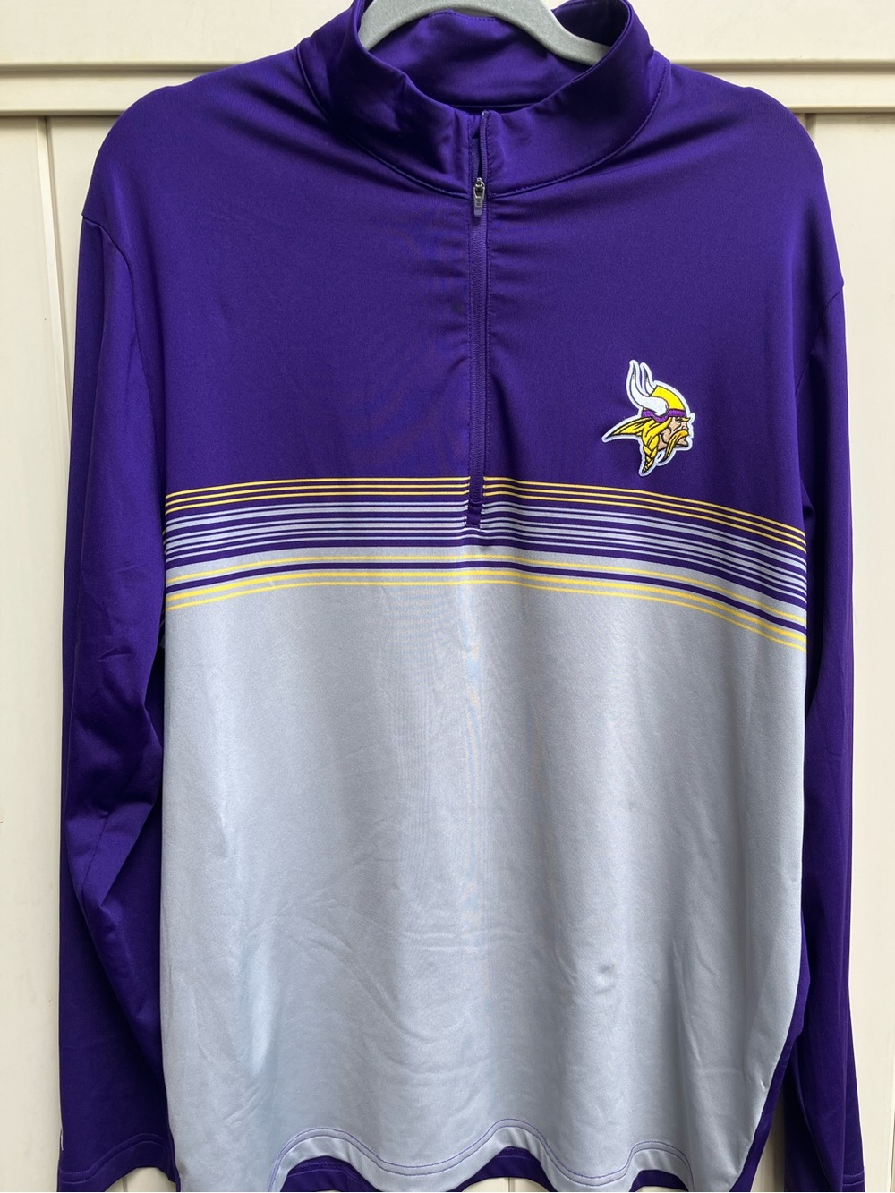 Men’s Vikings quarter zip xl sports football Minnesota athleisure fall